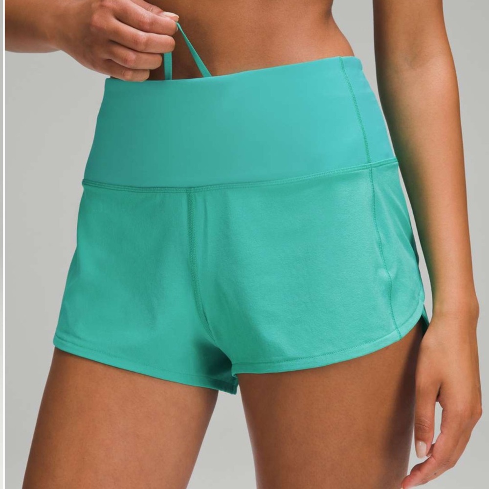 lululemon athletica Teal Athletic Shorts